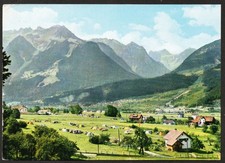 Nüziders Nüziders - Campingplatz gegen Bürs mit Rätikon / gelaufen 1965