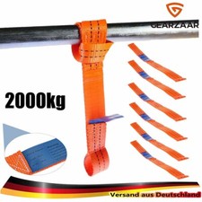 6 Zurrschlaufen 2000kg Motorrad Zurrschlaufe Spanngurte Zurrgurte Doppelschlaufe