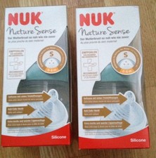 Nuk Nature Sense zwei Flaschen Grün 150 ml OVP Neu