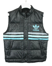 ADIDAS Weste Herren MEDIUM Daunenisoliert Gesteppt Gepolstert Hoher Kragen
