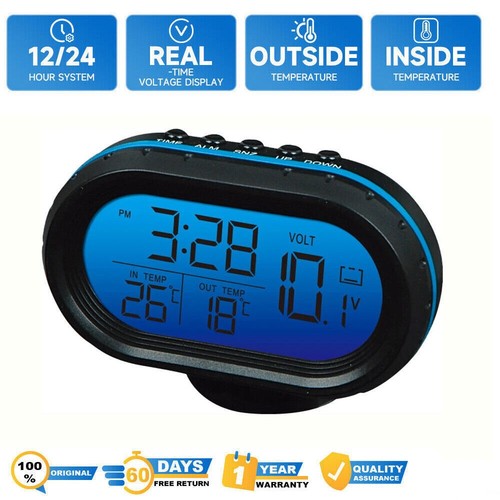 Led digital auto uhr - 3-in-1, led-digital-auto-uhr