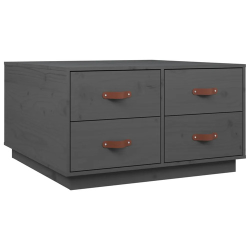 Couchtisch grau 80x80x45 - grau, cm