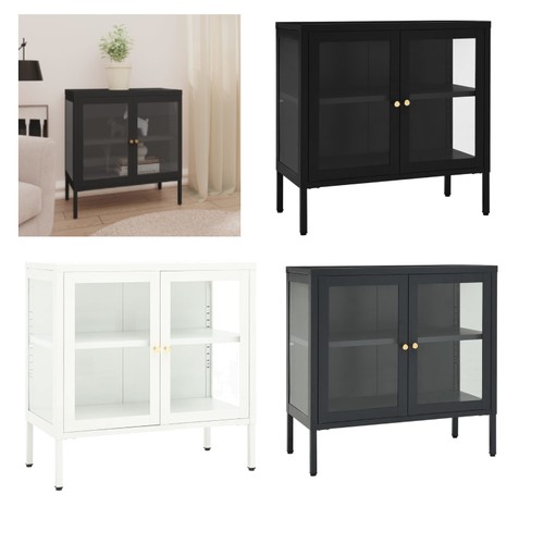 Sideboard 70x35x70cm stahl - sideboard,