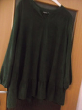 Damenblusenshirt in Kordoptik Größe 50/52 - Ulla Popken -NEU ohne ETIKETT -grün