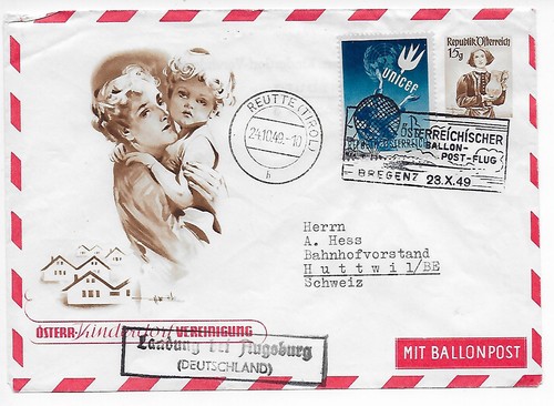 österreich 1949 ballonpost - 1949,
