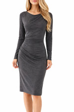 Kleid OUI Grau Damen