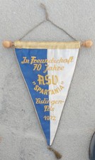 Fussball gestickter Wimpel:   ASV Spartania e. V. Eislingen