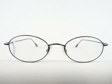 Esprit Brillengestell Fassung mit ovalen Gläsern Metall blau lila leicht Gr. S
