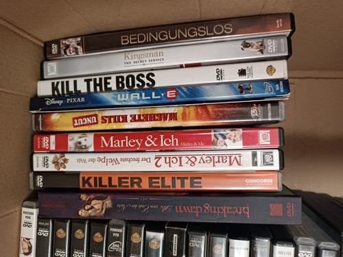 Umzugskartons voller dvds - 2,