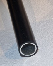 Alurohr, Aluminiumrohr ummantelt mit Kunststoff, Länge: 1m, Aussen-Ø 30 mm