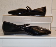 Original Zara Ballarina, schwarz, glänzend, Gr. 40, neu, ungetragen 