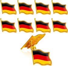 10 Stück Deutschland Pin Afd Flagge Anstecker Abzeichen Kleidung