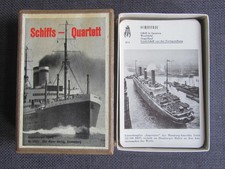 Ravensburger SCHIFFS-QUARTETT - Nr. 5595 - ca 1953 - komplett - 40 Karten - rar!