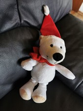 Kinder Nikolaus Teddy Bär weiß 24 cm groß Teddybär