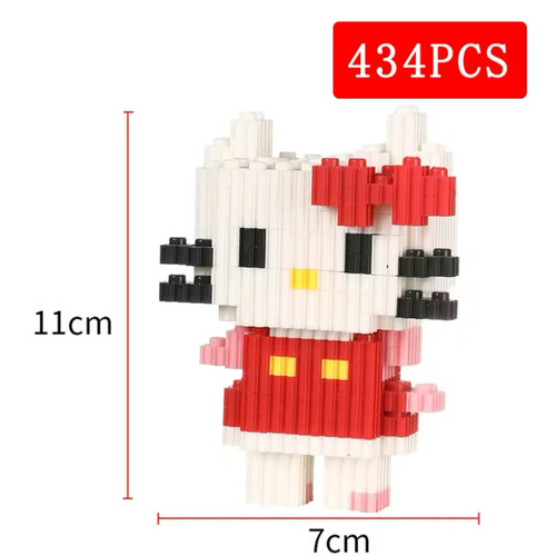 Hello kitty klemmbausteine - kitty,