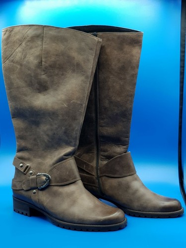Leder weitschaft stiefel - leder-, weitschaft-stiefel