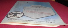 prospekt blatt alt kleiner torro eis automat stierlen reklame werbung 1954 deko