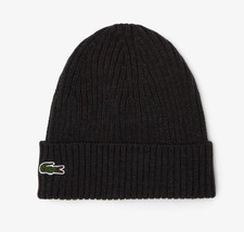 LACOSTE MÜTZE GRAU BEANIE
