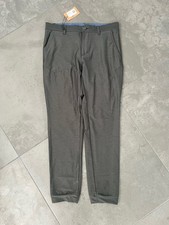 ADIDAS Jogg Pants Sweat Jogging Chino Hose 30 32 M grau Stretch NEU