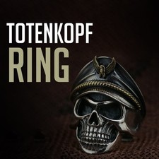 ? Verstellbarer Totenkopf-Ring – Markanter Herrenring im Schädel-Design