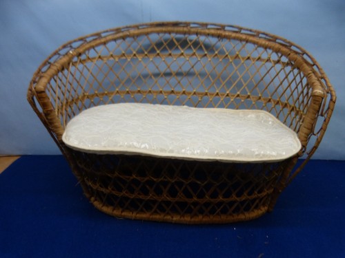 28697 puppenbank rattan korb - puppenbank,