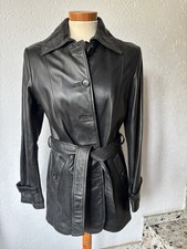 Damen Lederjacke Kurzmantel