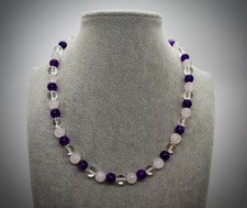 Amethyst+Bergkristall+Rosenqua