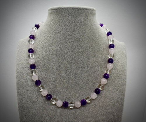 Amethyst+Bergkristall+Rosenqua