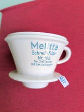 Melitta Porzellan  Filter vier