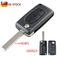Für Citroen C2 C3 C4 C5 Picasso Berlingo Auto Klapp Schlüssel  Ersatz Gehäuse