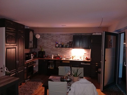 Landhaus küche anthrazit mit - küche,