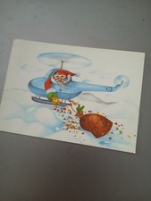 Alte Foto AK DDR Künstlerkarte Planet Weihnachten  ungel.