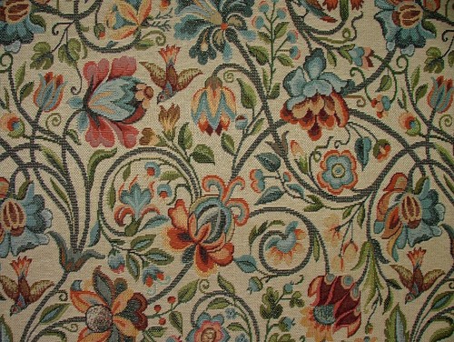Jacobean floral gobelin - jacobean,