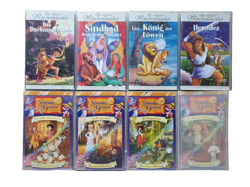 Vhs simsala grimm und die - 8x,