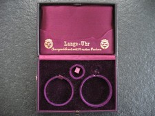 Taschenuhretui Lange & Söhne Glashütte Deutsche Uhren Fabrikation Taschenuhrbox