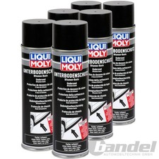 6x 6111 500 ML LIQUI MOLY UNTERBODENSCHUTZ BITUMEN SCHWARZ UNTERBODEN