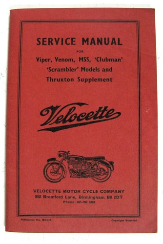 Velocette range motorrad - velocette,