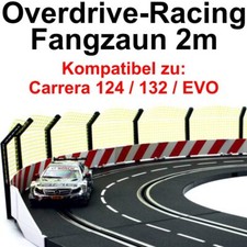 Fangzaun 2m für Carrera Digital 124 132 EVO Kurven Geraden Zaun Leitplanke Bande
