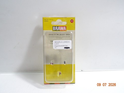 Brawa 2231 zugschlusstafel - h0,