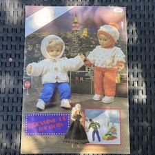 Strick Puppenschrank Outfits