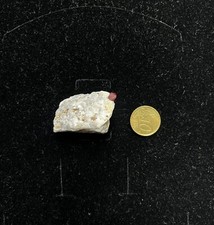 Echter Rubin in Muttergestein