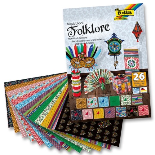 Folia motivblock folklore 24 - motivblock, folklore,