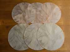 Platzset 3x gold und 3x