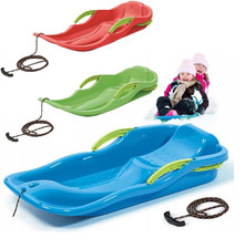 Schlitten Bob Schlitten Kinderbob Rodel Kinderschlitten mit Bremsen inkl.Zugseil