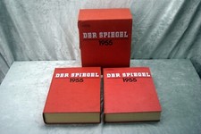 Der Spiegel 1955 (C) 9. Jahrgang Heft 1-53 in 2 Bücher gebunden original Reprint