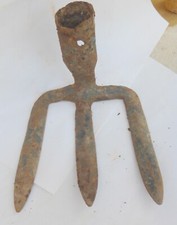 alte Hacke Kartoffelhacke ? Gartenhacke Eisen 3 Zinken Garten Werkzeug