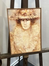 „JUNGE FRAU“ VON - ELLINOR MICHEL DAT. 1982 - SIGNIERT - ÖL AUF LEINWAND |