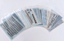 19 Bögen Letraset