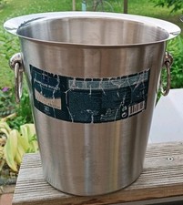 Metro Sektkühler Champagner Eimer zwei Griffe Tragbar Edelstahl