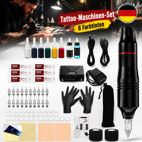 Tattoo maschine set kabellos - tattoo,